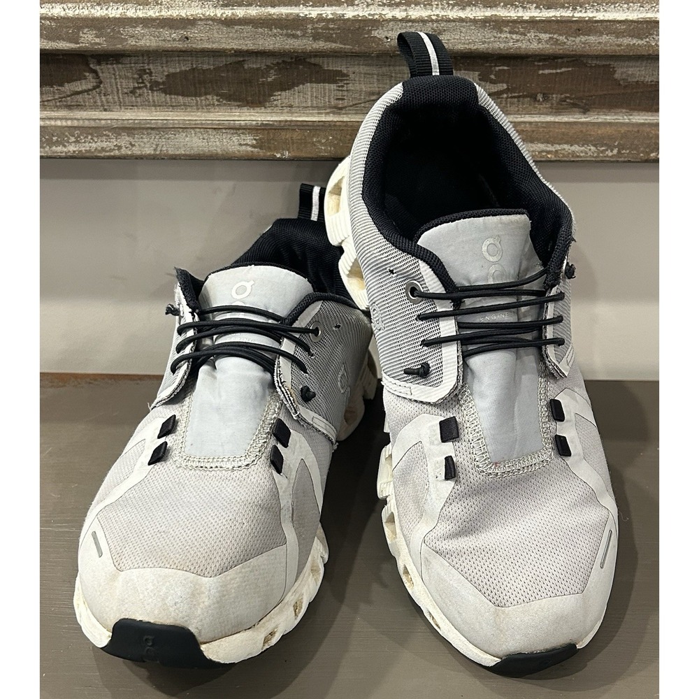 On Cloud 5 Waterproof Women's US Size 7 Glacier Gray Athletic Running Shoes